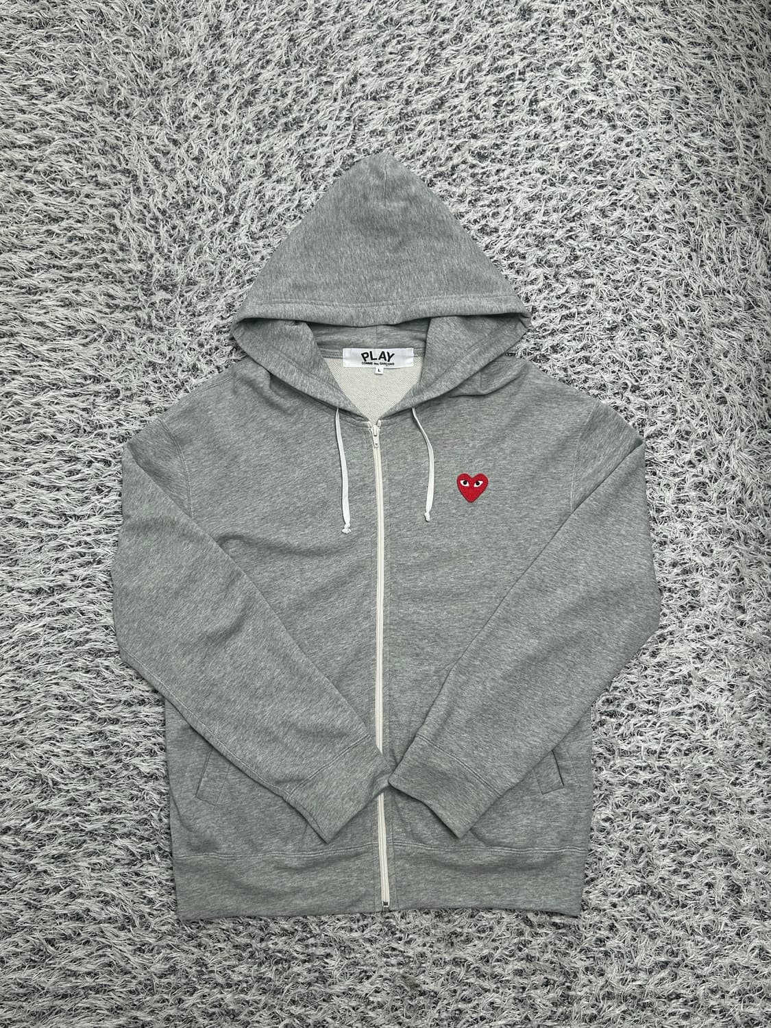 꼼데가르송 레드와팬 후드집업 상품이미지1