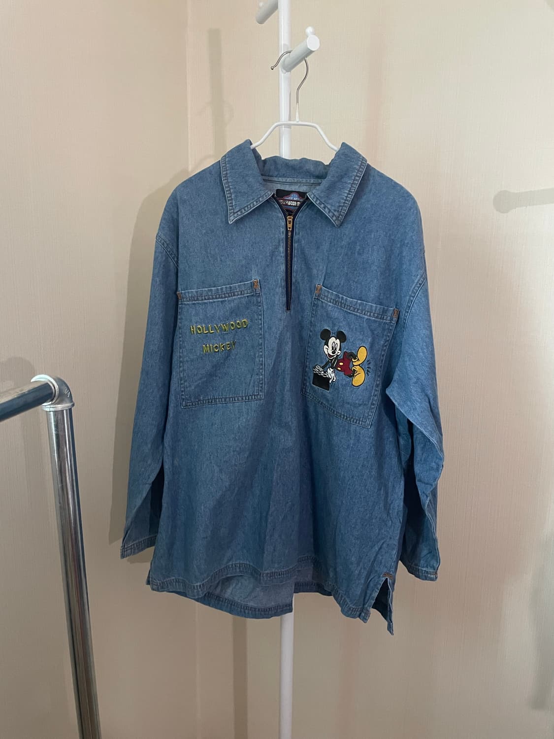 미키마우스 데님셔츠 상품이미지1