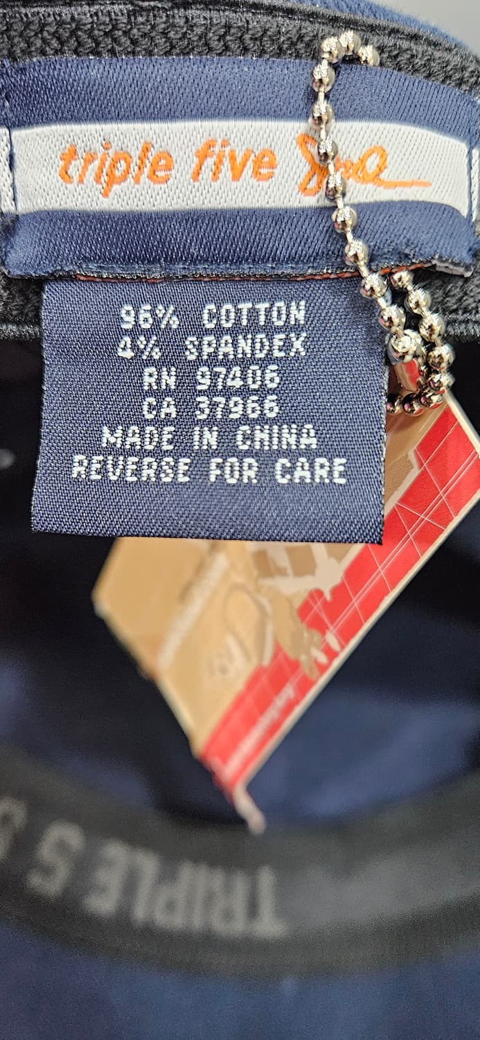 (새상품) 트리플파이브소울 네이비 볼캡 모자 약60cm 상품이미지4