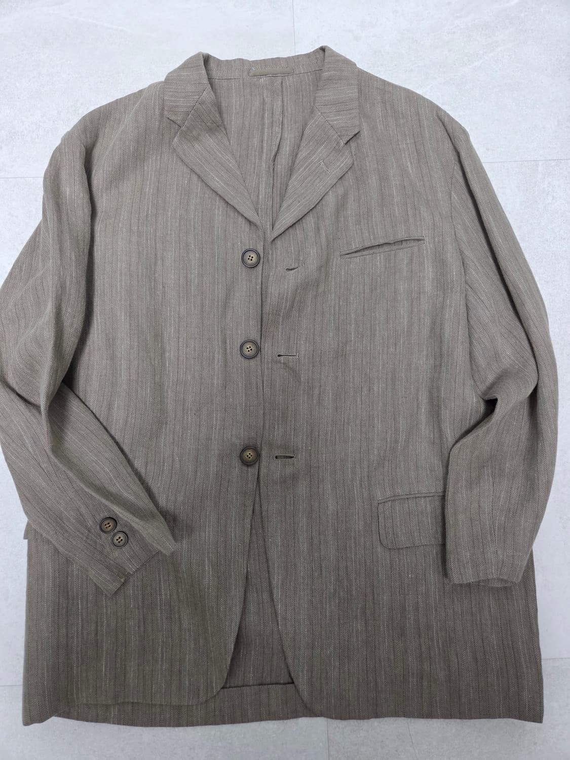 꼼사듀모드 맨(COMME CA DU MODE) 헤링본 3버튼 자켓 상품이미지1