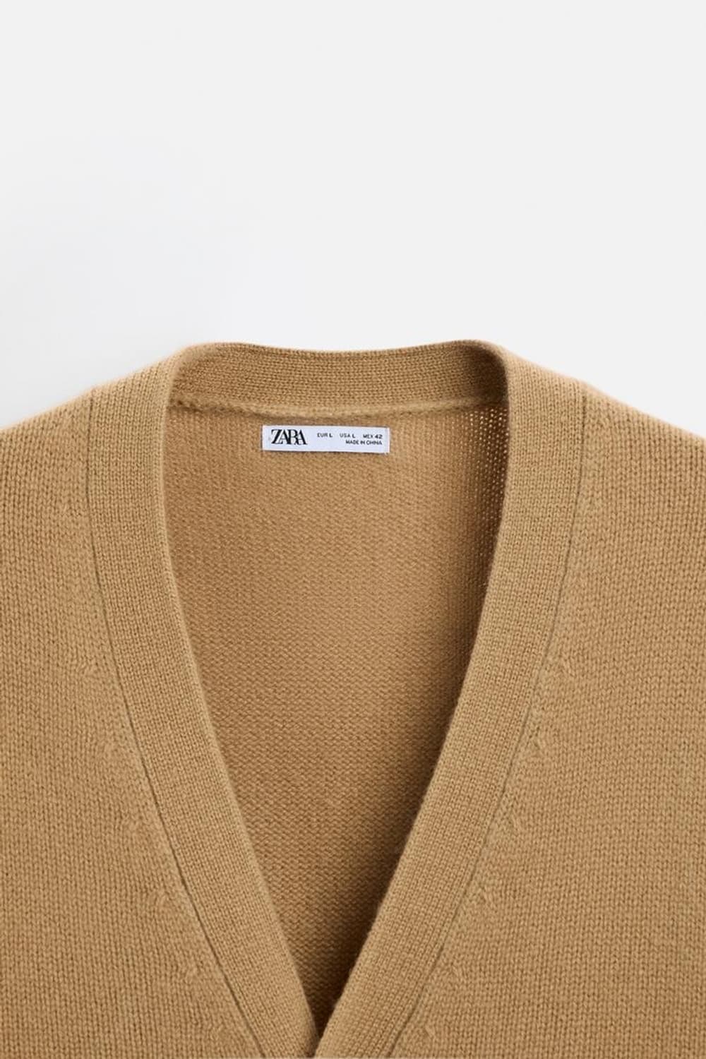 자라 캐시미어 가디건 L 새 상품 판매합니다. 상품이미지3