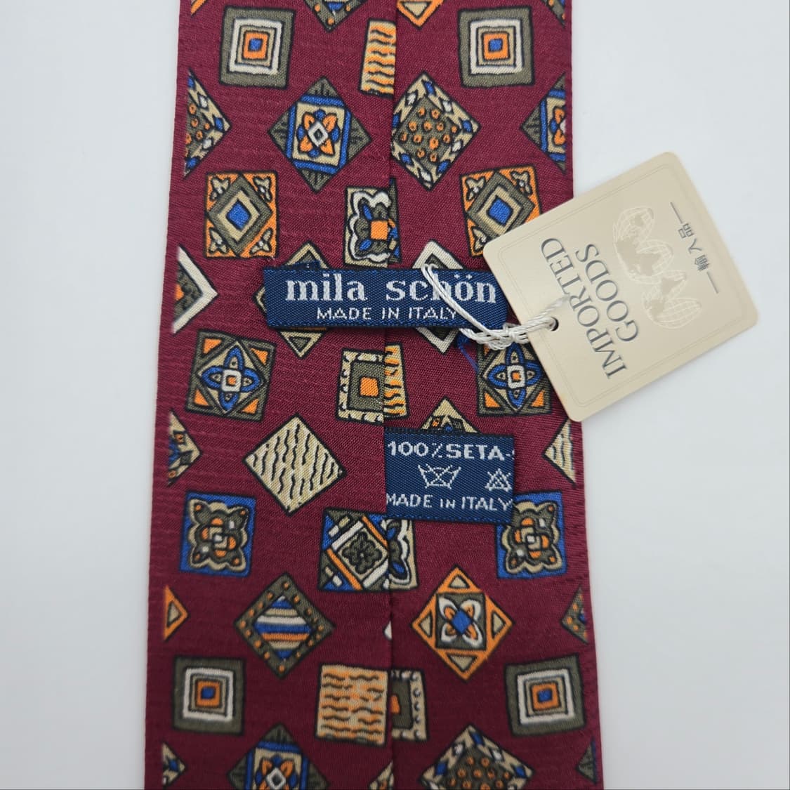 MILA SCHON 밀라숀 실크 넥타이 [BCF10803_0004-80] 상품이미지5