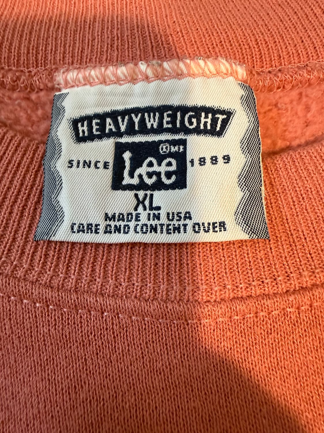 90s Lee 스웻셔츠 made in usa XL 상품이미지3