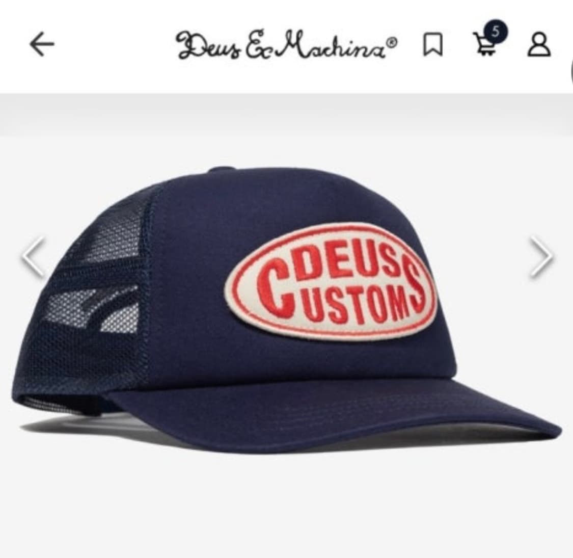 deus ex machina trucker cap 데우스 트러커 캡 상품이미지1