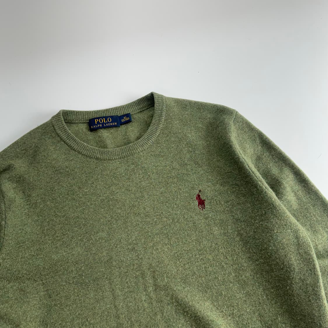 Polo 폴로 버건디 포니 그린 니트 상품이미지4