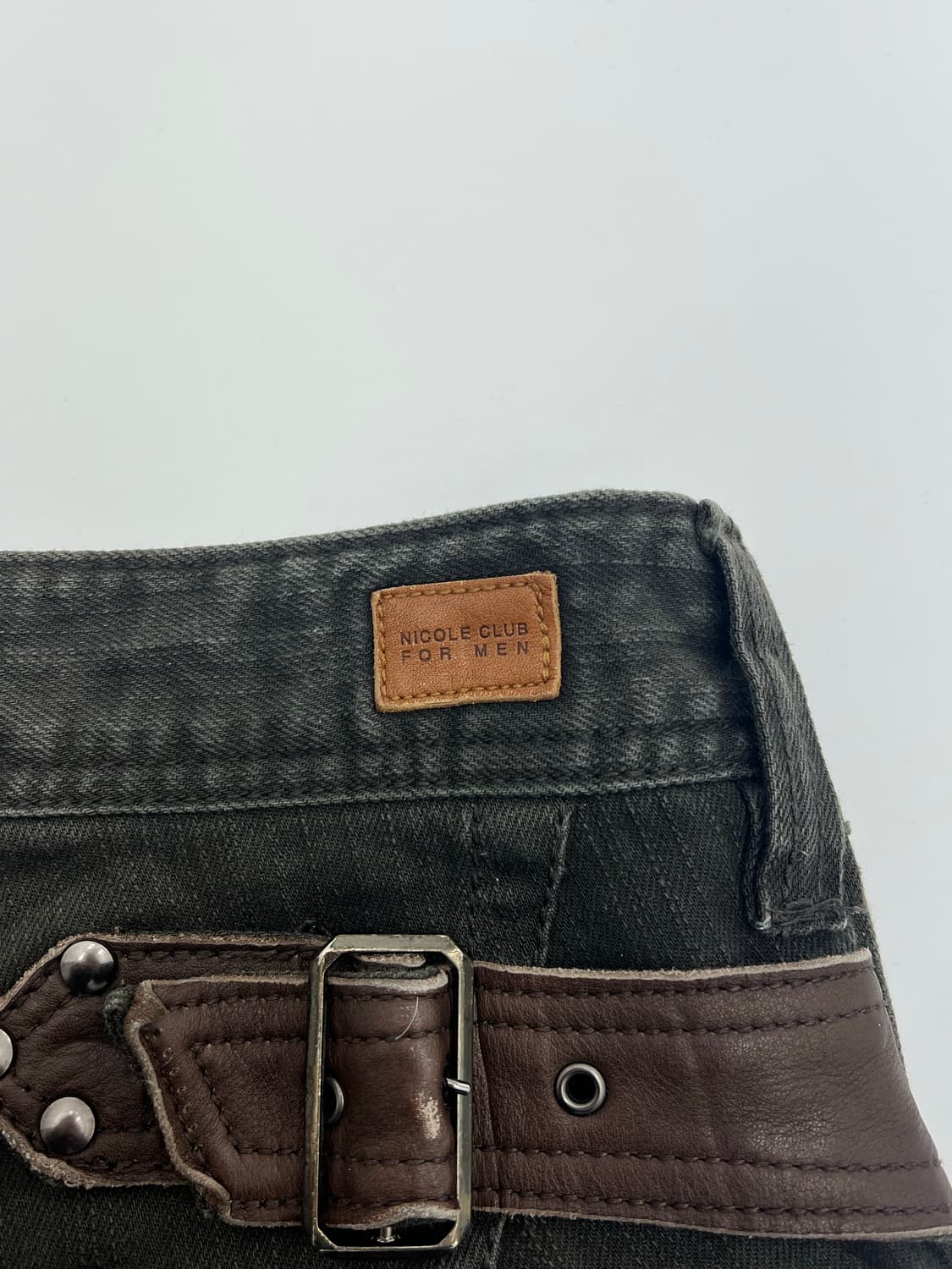 니콜 클럽 포 맨 벨트 디테일 팬츠 상품이미지5