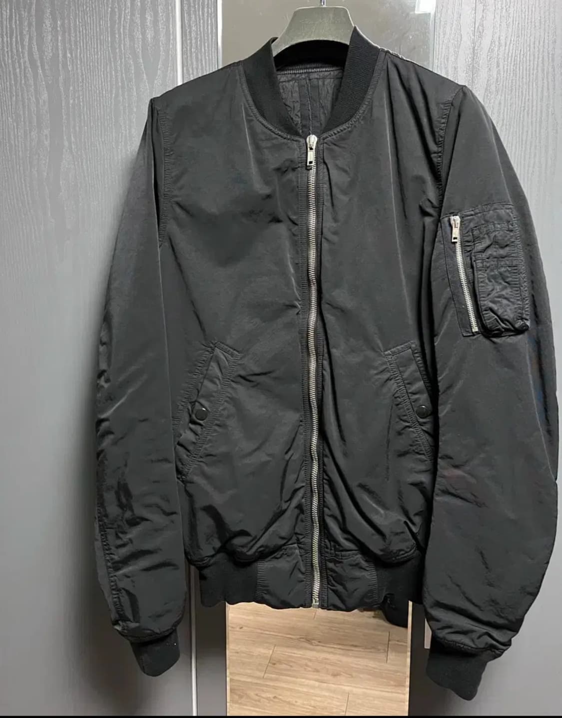 릭오웬스 다크쉐도우 / ma-1 봄버 / S 상품이미지2