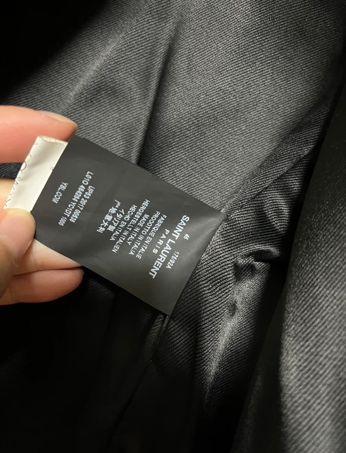 생로랑 L01 더블라이더 레더자켓 17fw 새상품 46 상품이미지4