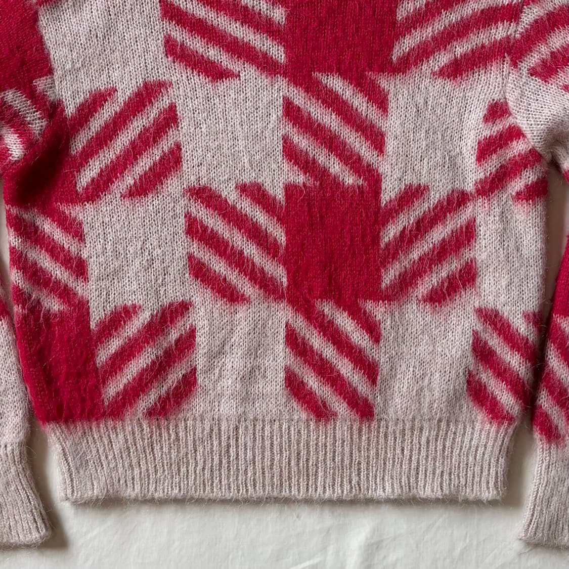 (44-44반) sandro 산드로 자카드 모헤어 스웨터 상품이미지4