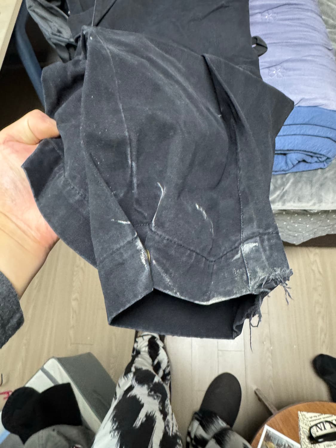 Etce 더블니 코튼팬츠 블랙 L 상품이미지3