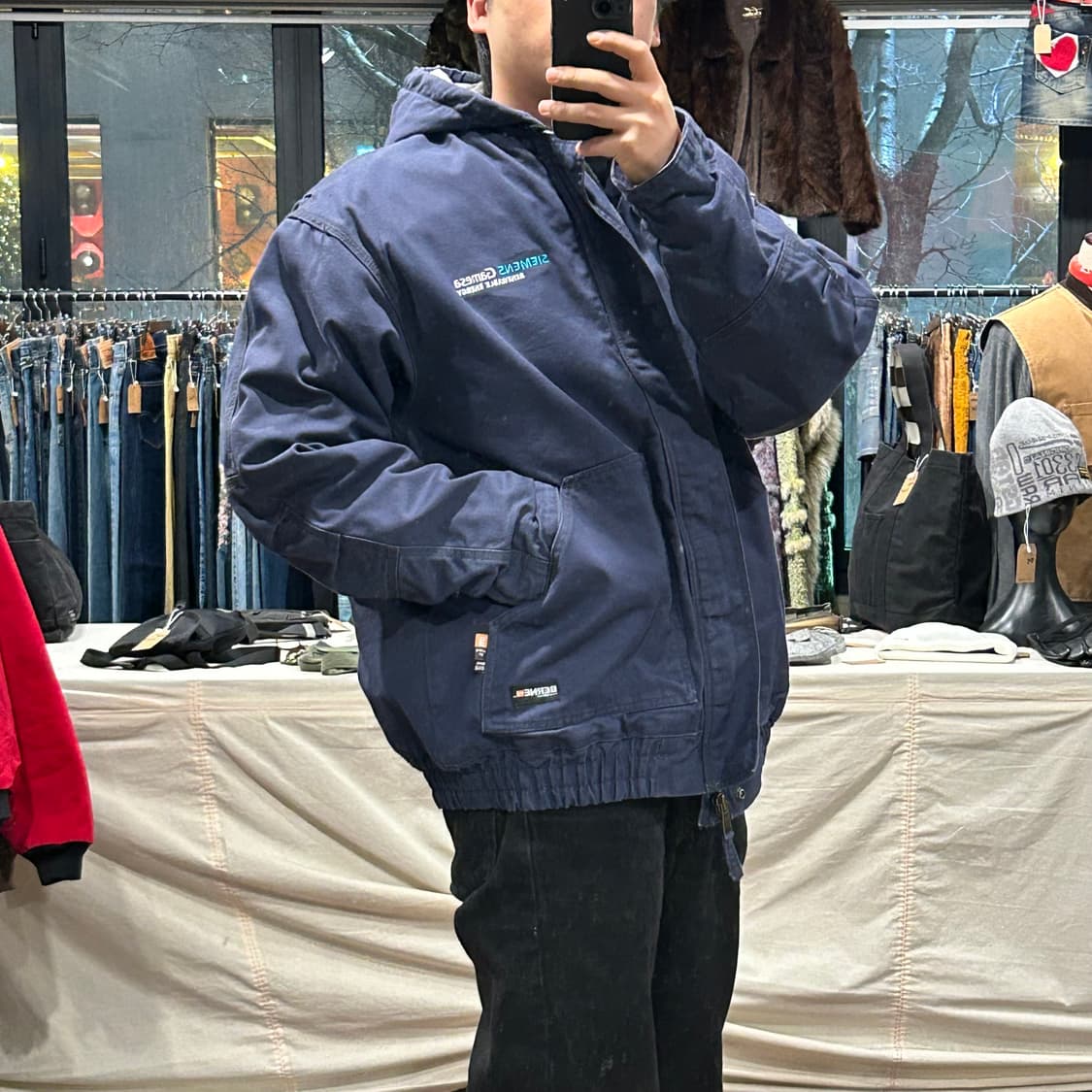 XXL) BERNE USA 빈티지 워크웨어 액티브 후드집업 자켓 상품이미지10