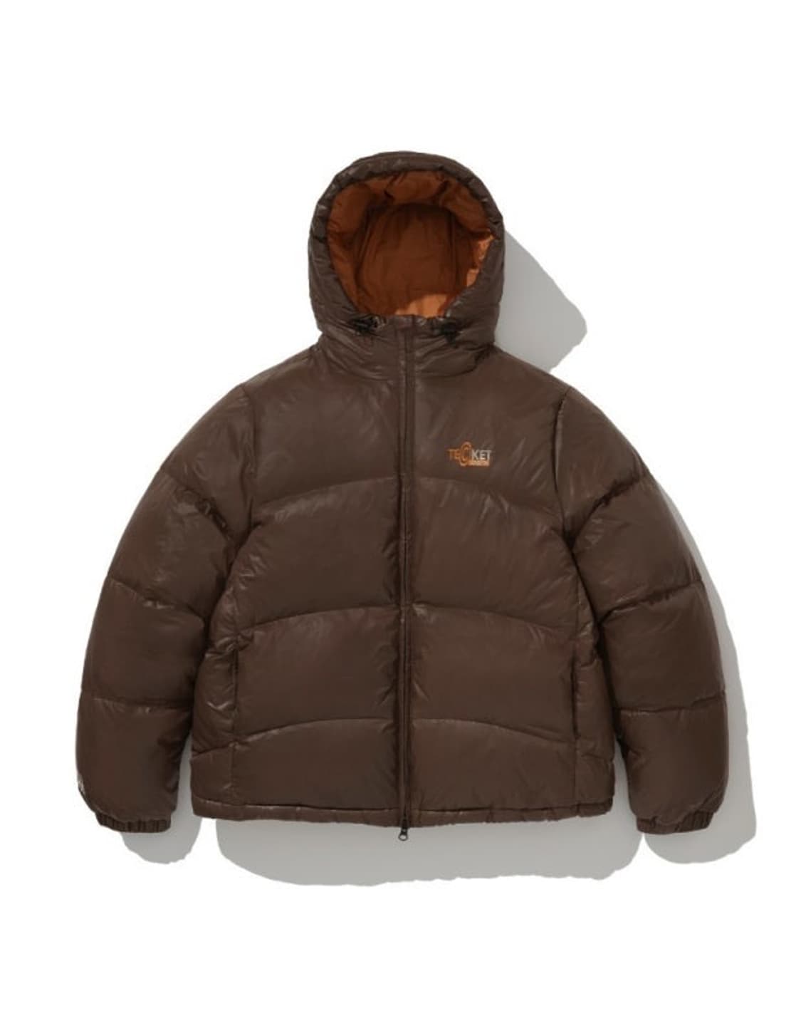 테켓 패딩 다운 자켓 브라운m 상품이미지1