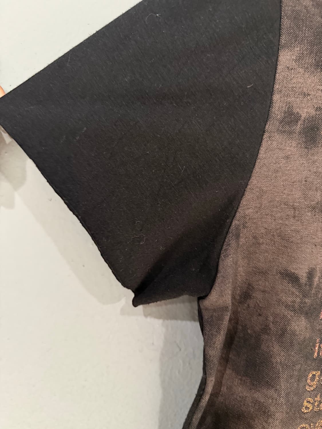 grunge printing lettering eyelet top  상품이미지8