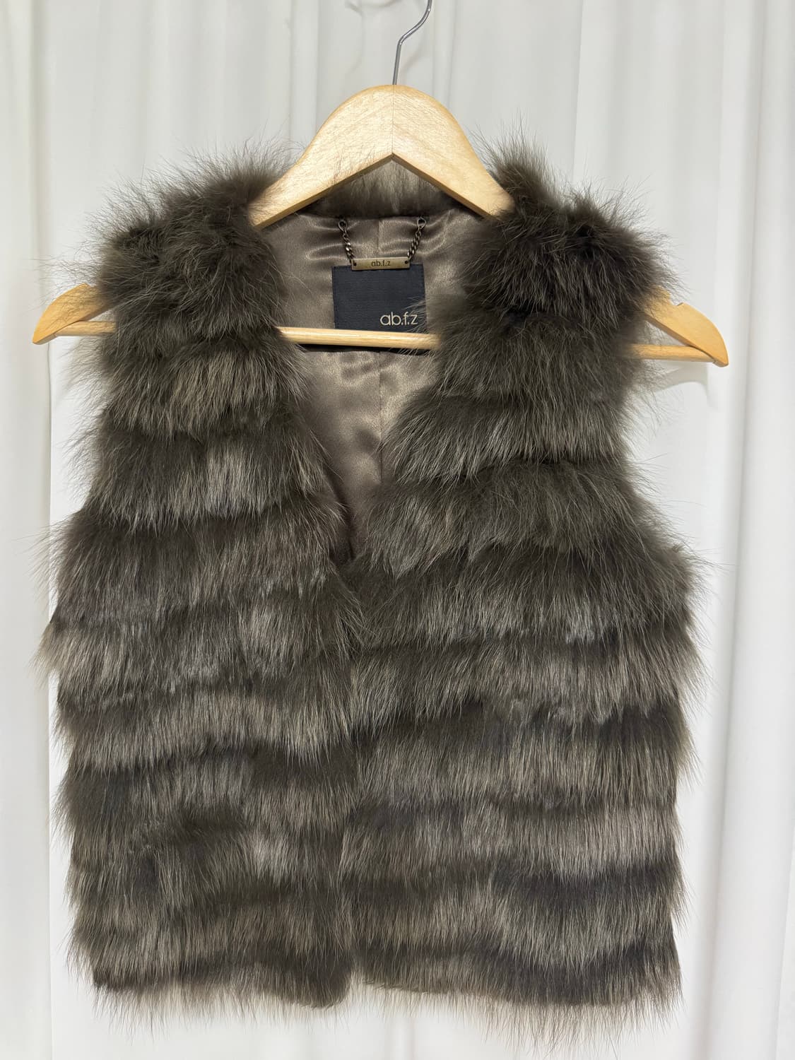 ab.f.z 폭스퍼 토끼털 베스트 상품이미지4