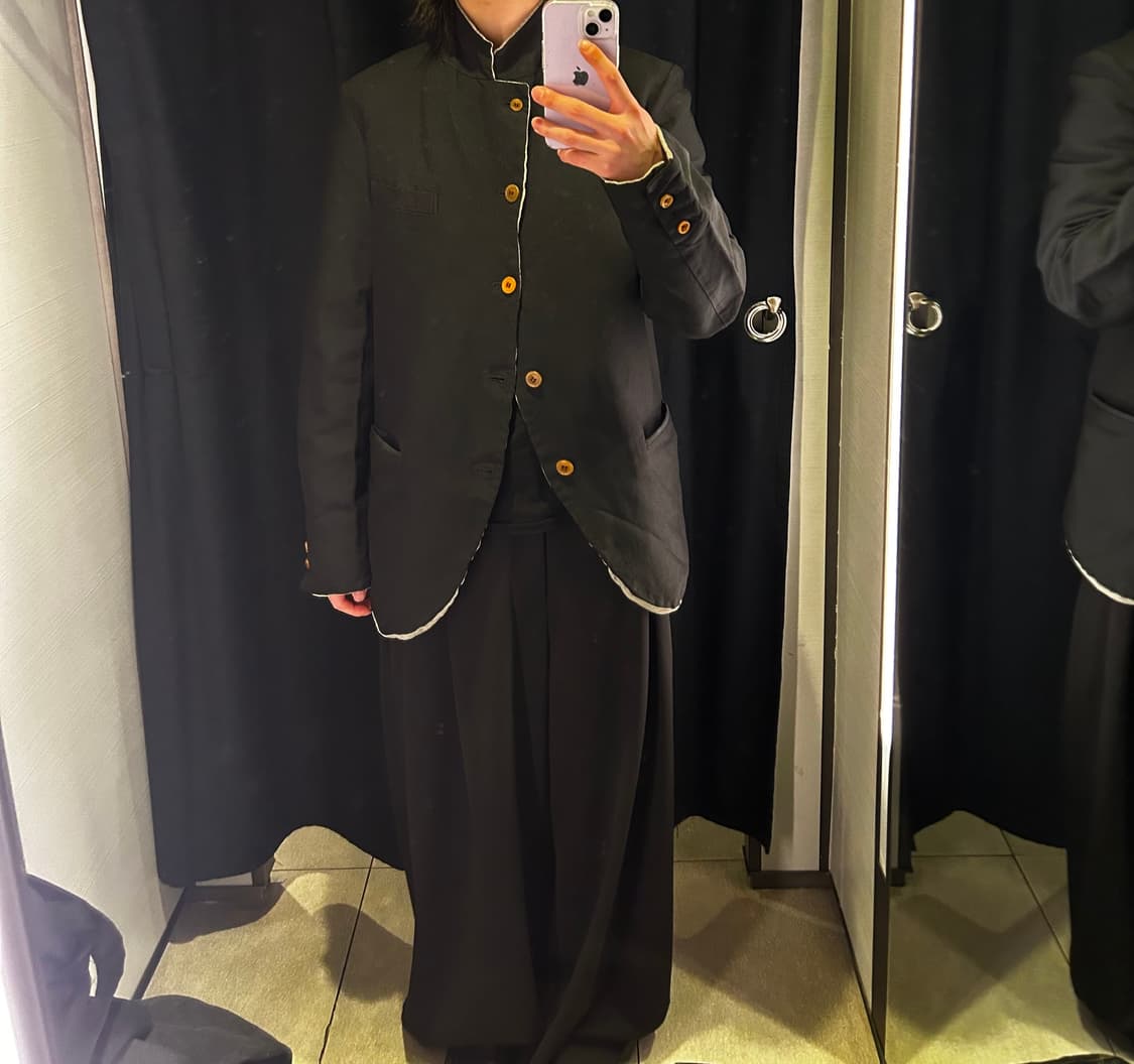 꼼데가르송 옴므 플러스 축융 폴리 자켓 상품이미지1