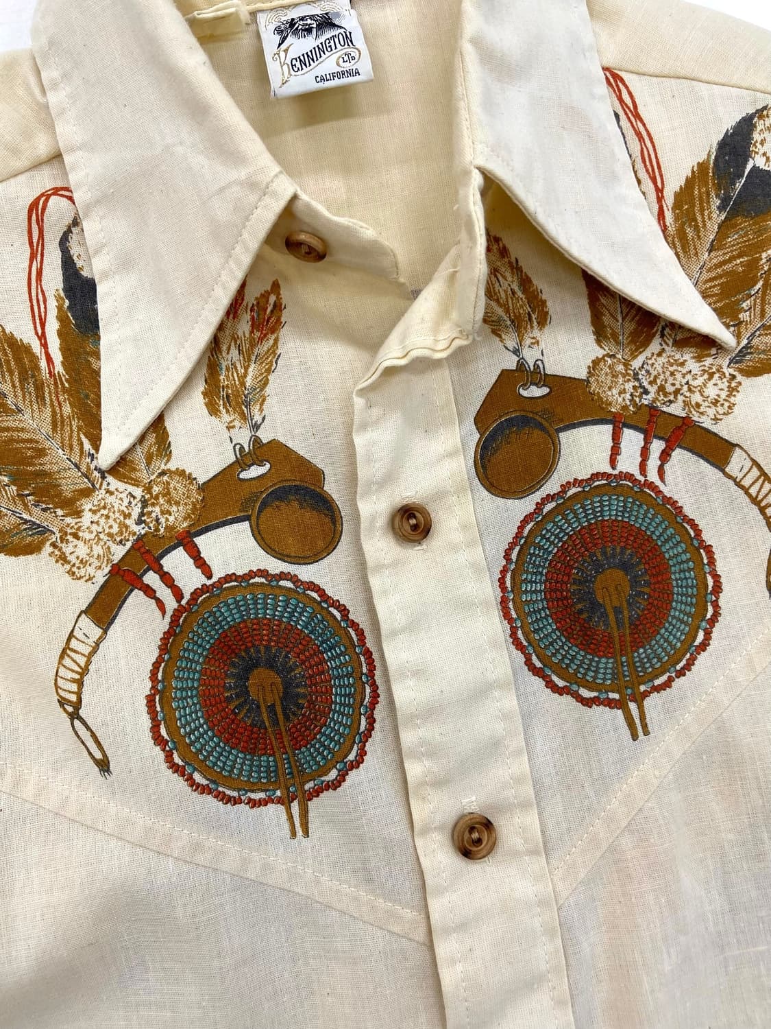 1970's 케닝턴 캘리포니아 웨스턴 셔츠 상품이미지6