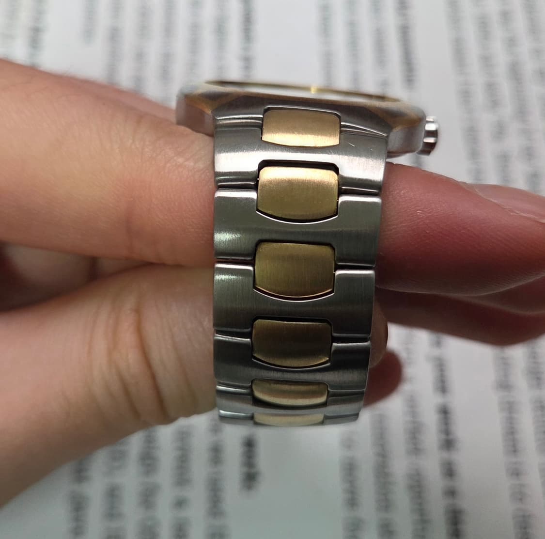 빈티지 오메가 씨마스터 폴라리스 최상위 18K콤비 흑판 브레이슬릿 ver 상품이미지8