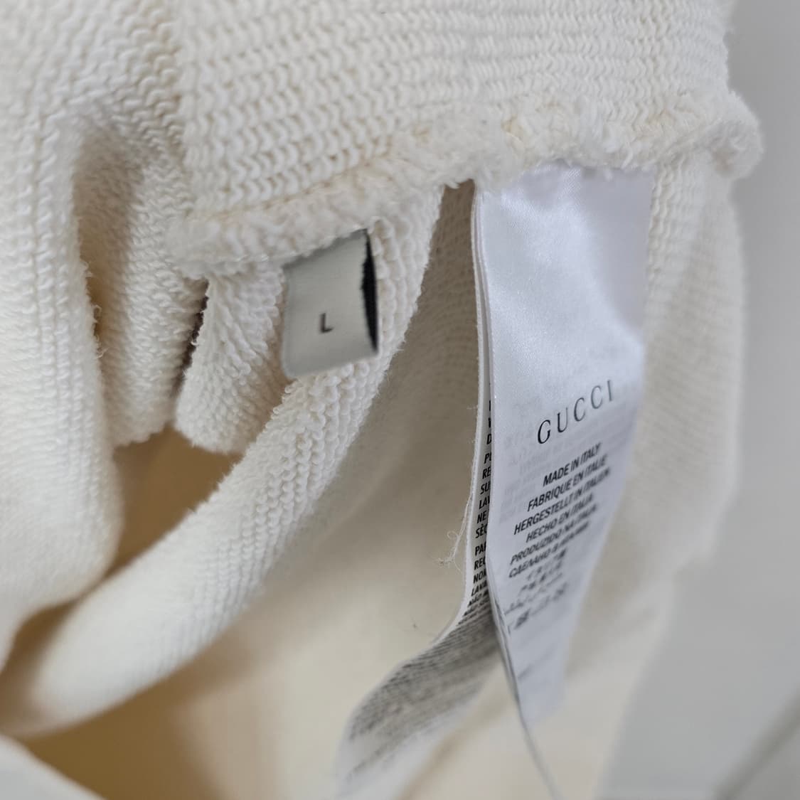 구찌 인터로킹 G 로고 맨투맨 L사이즈 105 판매 상품이미지5