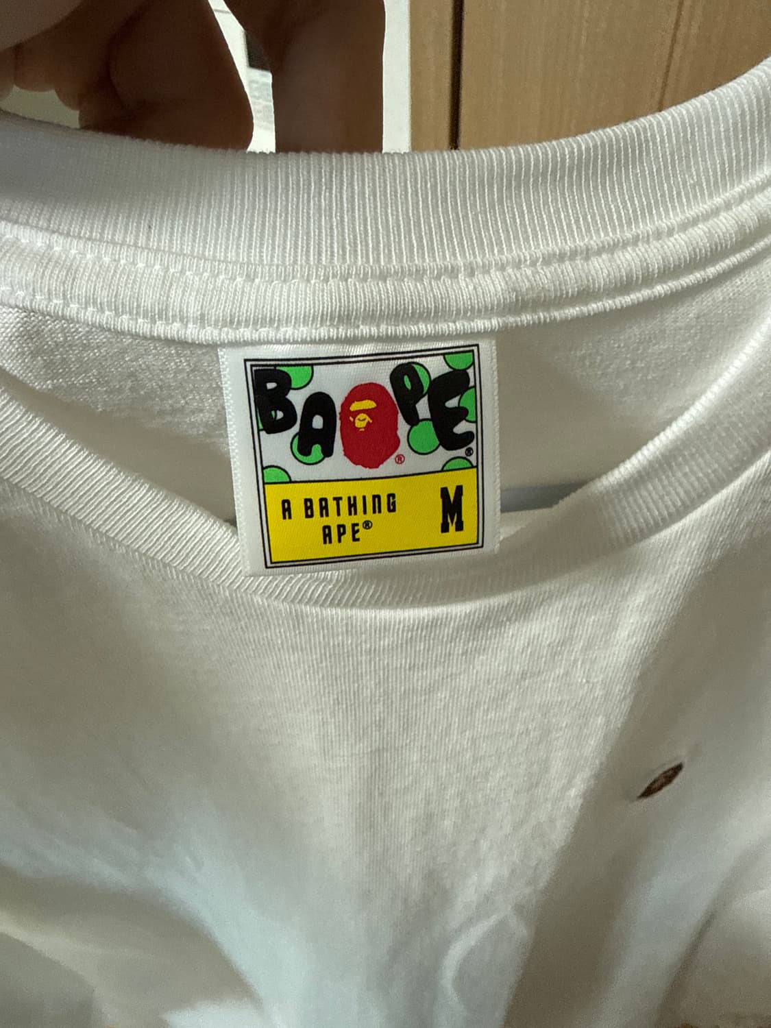 베이프 원 포인트 롱슬리브 제품 판매합니다(사이즈M) 상품이미지3