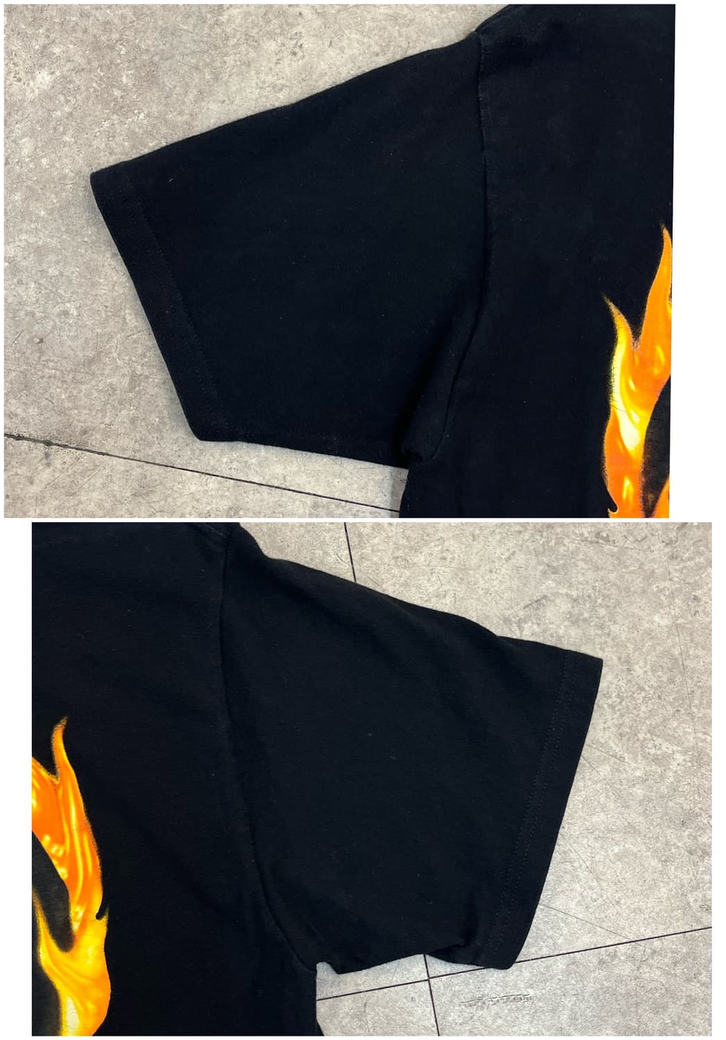 스투시 파이어 에잇볼 반팔티 블랙 M #csz3230 상품이미지9