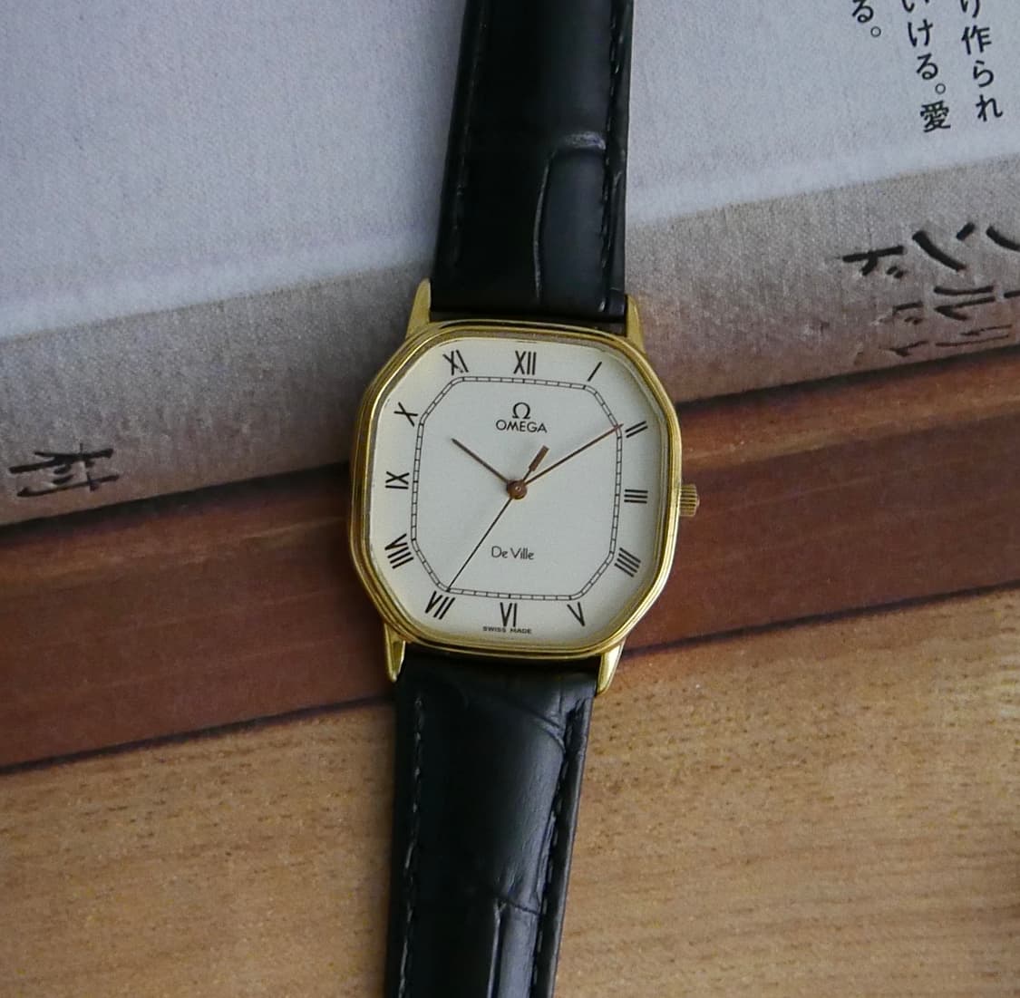 오메가 빈티지 드빌 로만 쿼츠 시계 상품이미지2