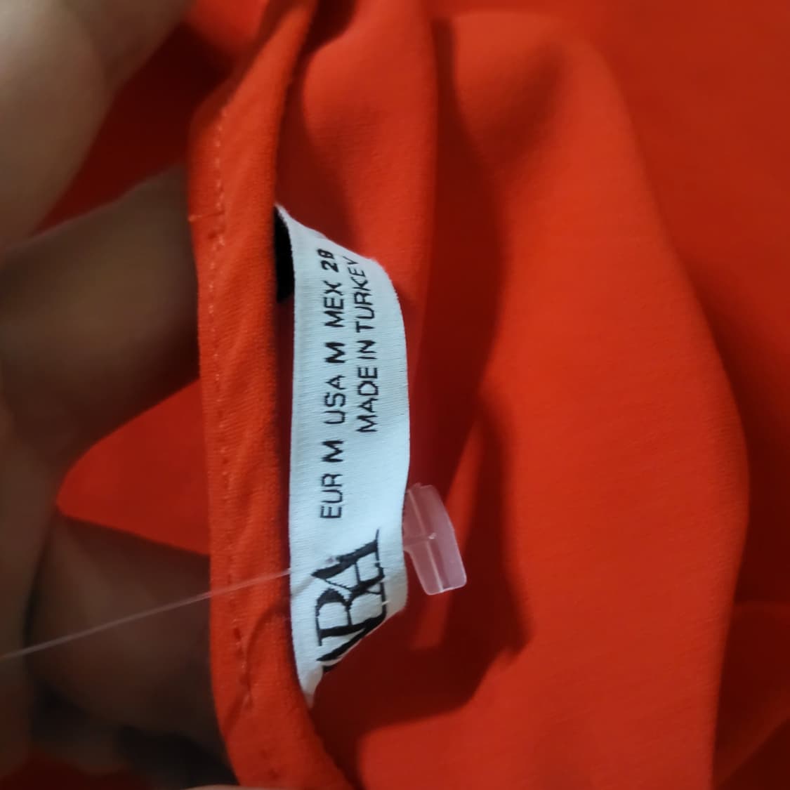 자라 zara 레드 원숄더 나시 탑 M 66 새상품 상품이미지4