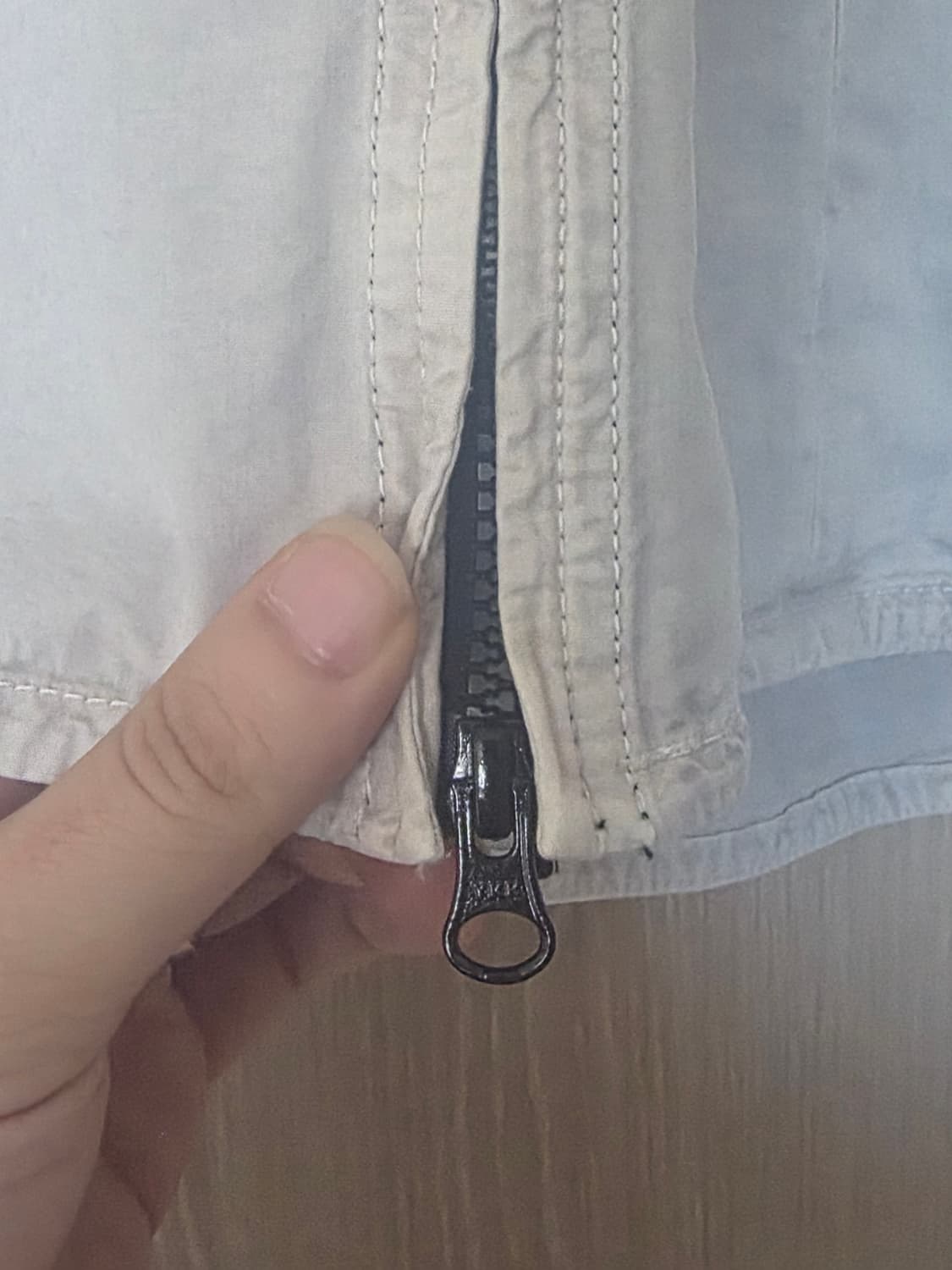 [24FW/XL] 스톤아일랜드 103WN 가먼트 다잉 집업 오버셔츠 상품이미지4