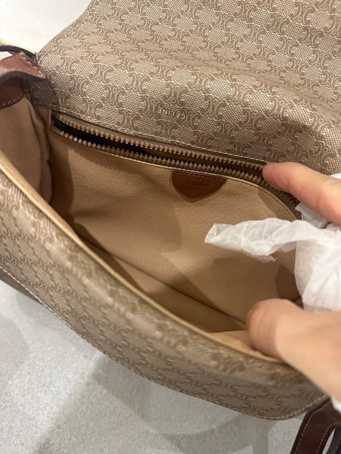 정품 빈티지 셀린느 트리오페 숄더백, 크로스백 상품이미지6