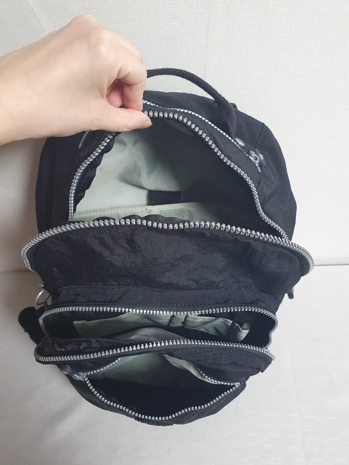 택포가 키플링 백팩 노트북 서울 블랙 가방 상품이미지7