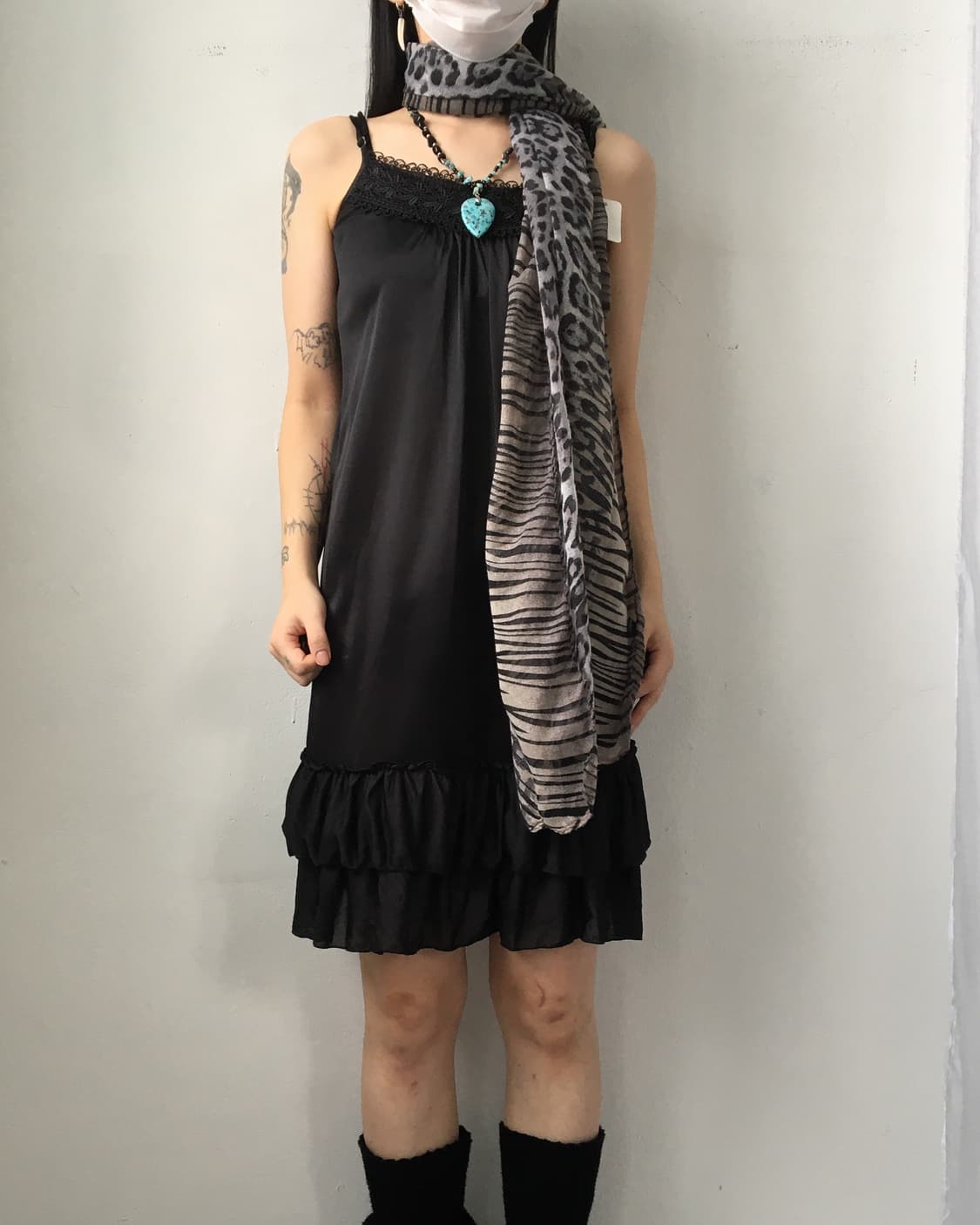 animal pattern scarf 상품이미지2