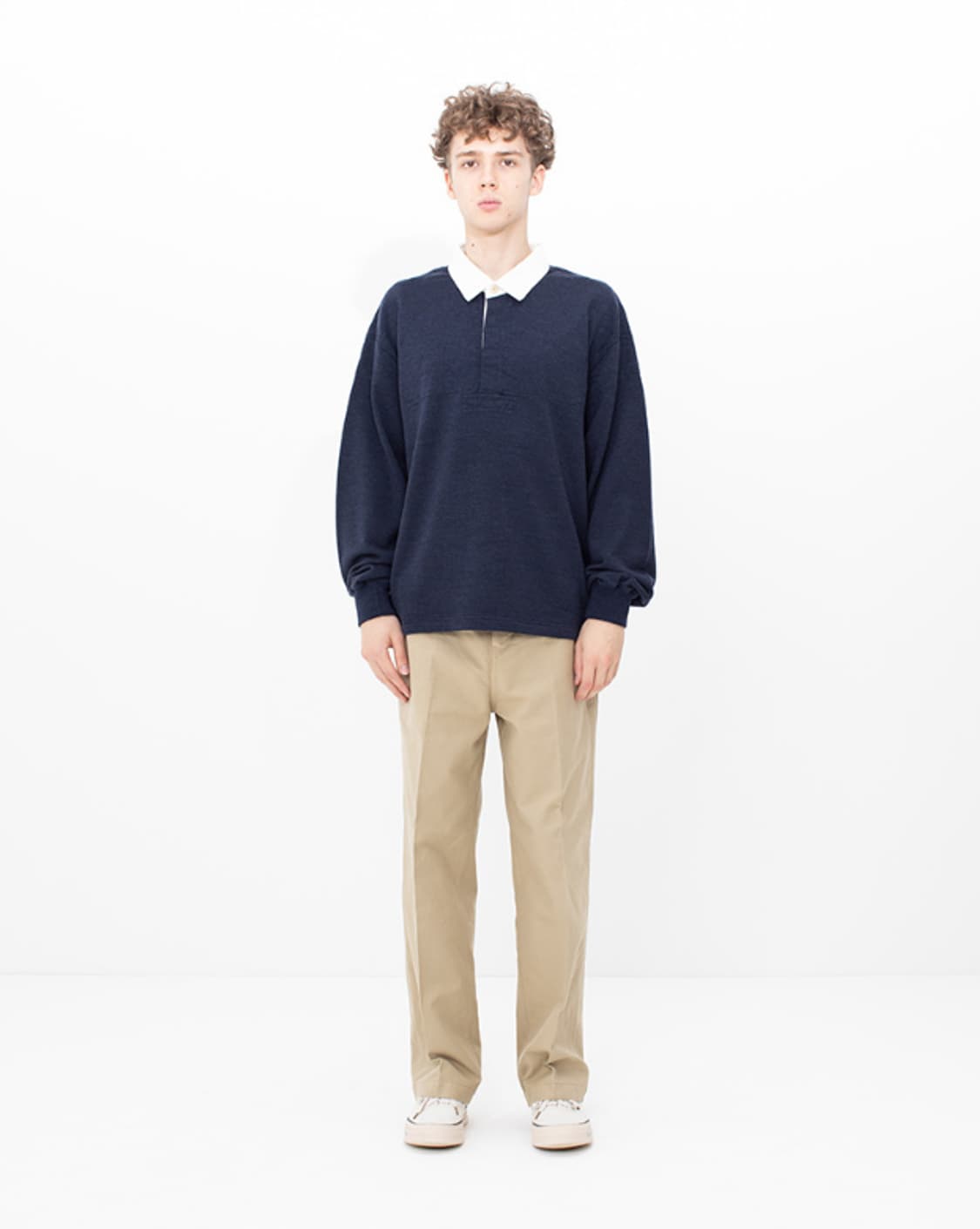5) visvim 비즈빔 25SS 라캄 울 폴로 롱슬리브  상품이미지7