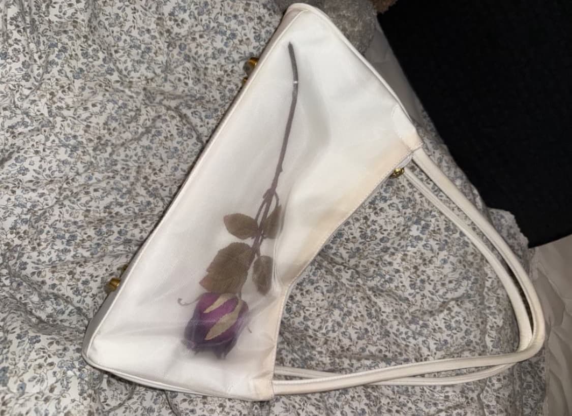 스컬프터 장미 메쉬 숄더백 상품이미지2