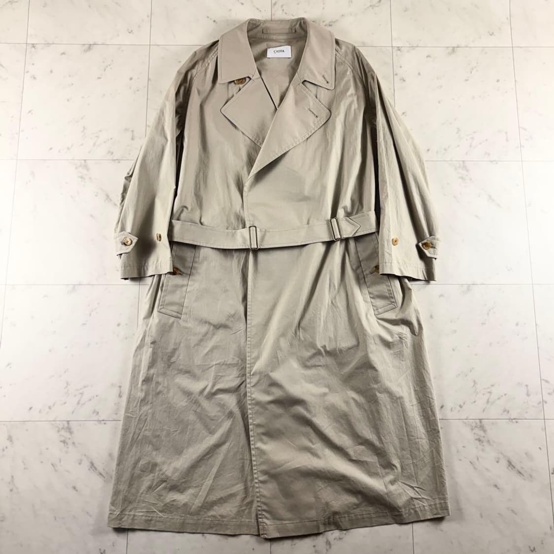 시오타 수빈코튼 타입라이터 타이로켄 코트 상품이미지2