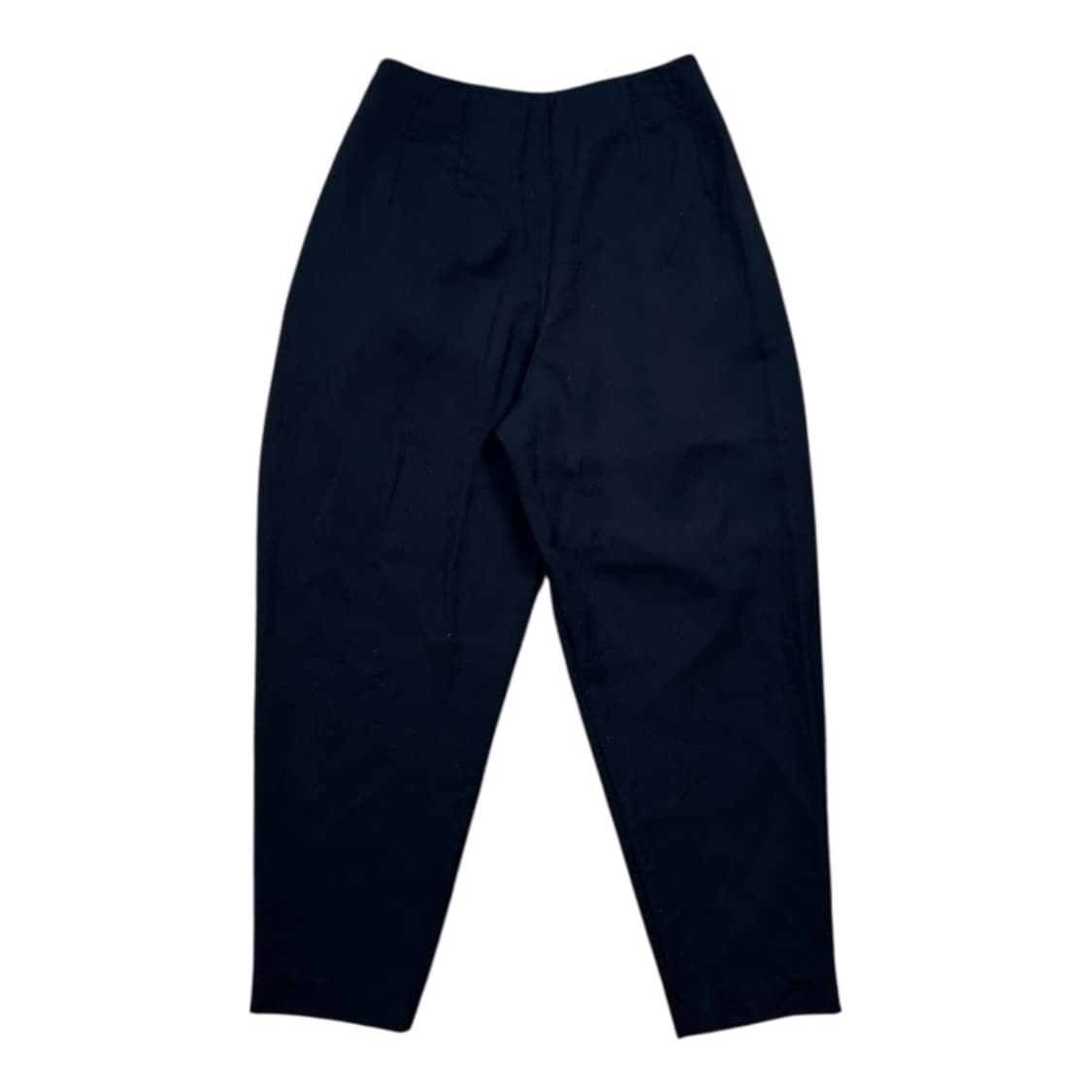 AGNONA 미니멀 테이퍼드 블랙 슬랙스 SIZE 38 상품이미지2