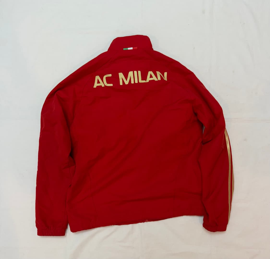 해외한정) 아디다스 10-11 AC밀란 바람막이 레드 상품이미지3