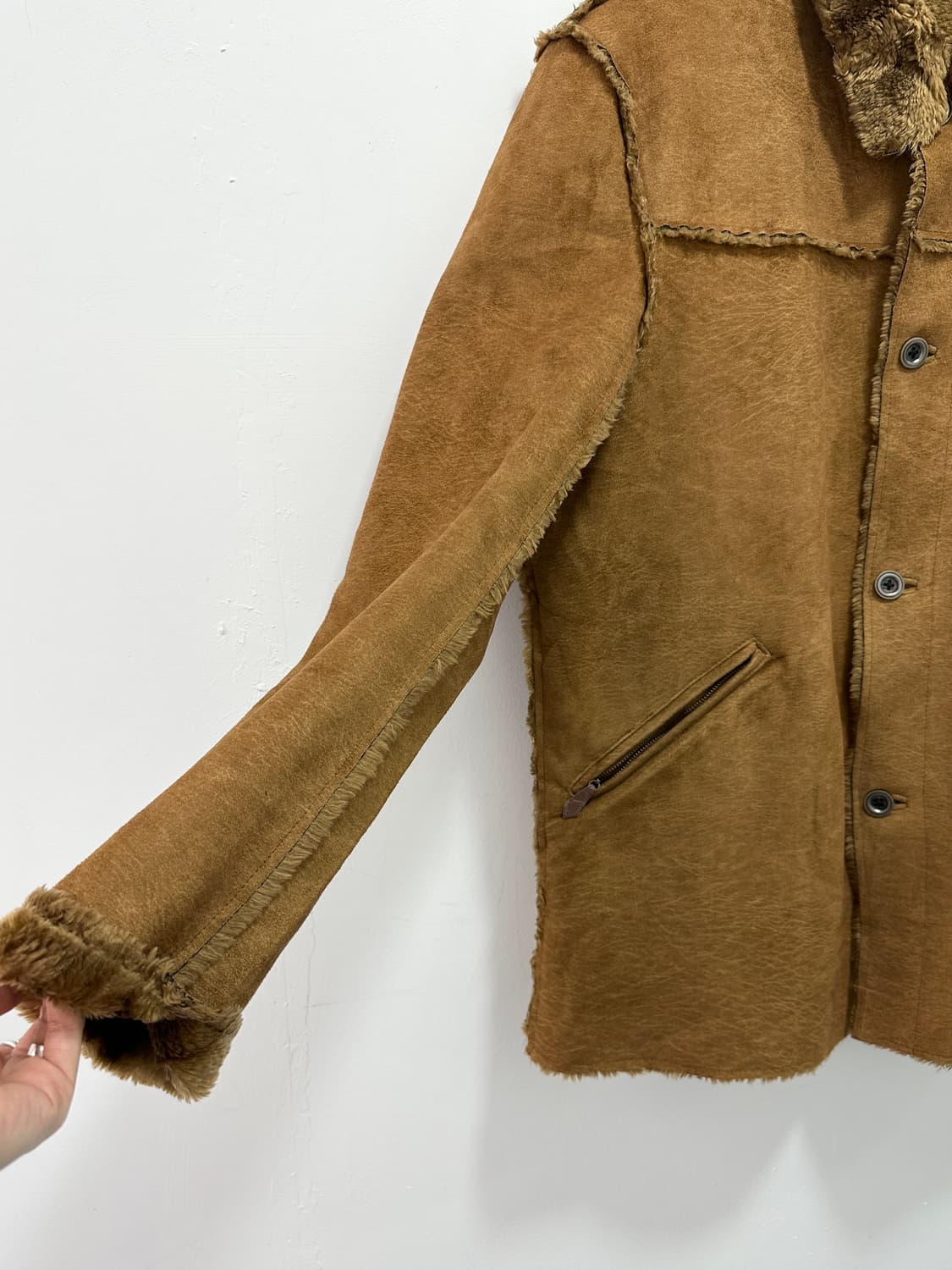 Alexander Julian 00s suede fur jacket  상품이미지6