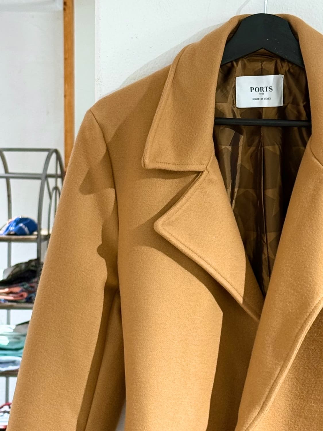 포츠 1961 카멜 레드 투톤 벨트 코트 상품이미지2