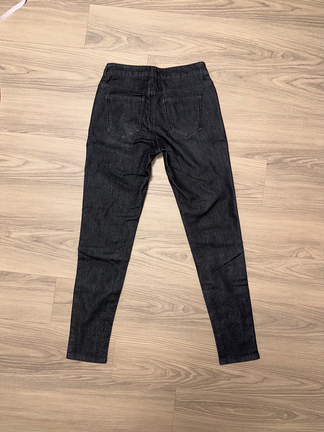 로우라이즈 스키니진 블랙데님팬츠 상품이미지2