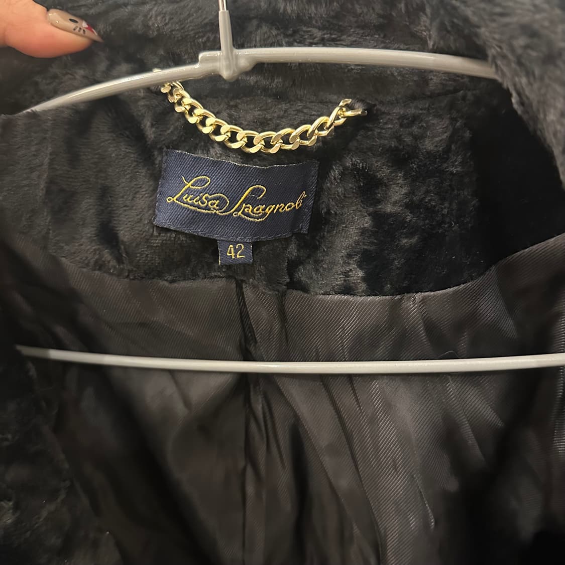 luisa spagnoli 고스펑크 고딕 금장 모달 자켓 상품이미지5