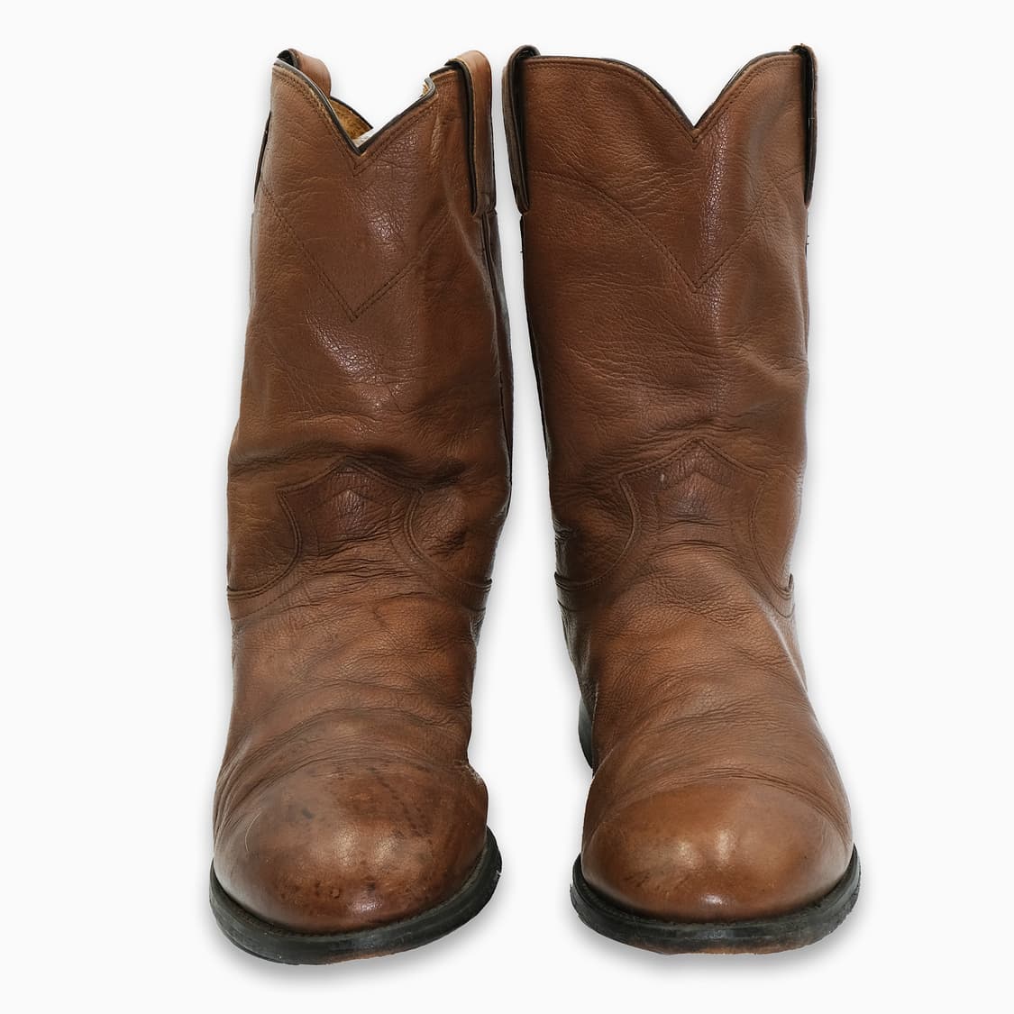 빈티지 저스틴 웨스턴 레더 부츠 9.5D(275)사이즈 BT27510 상품이미지2