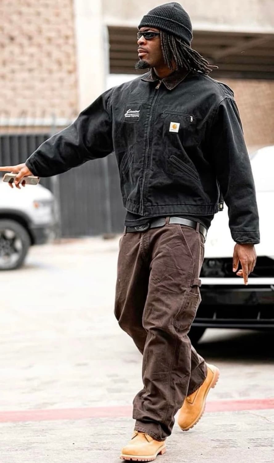 (36) 칼하트 b12 싱글니 다크 브라운 상품이미지1