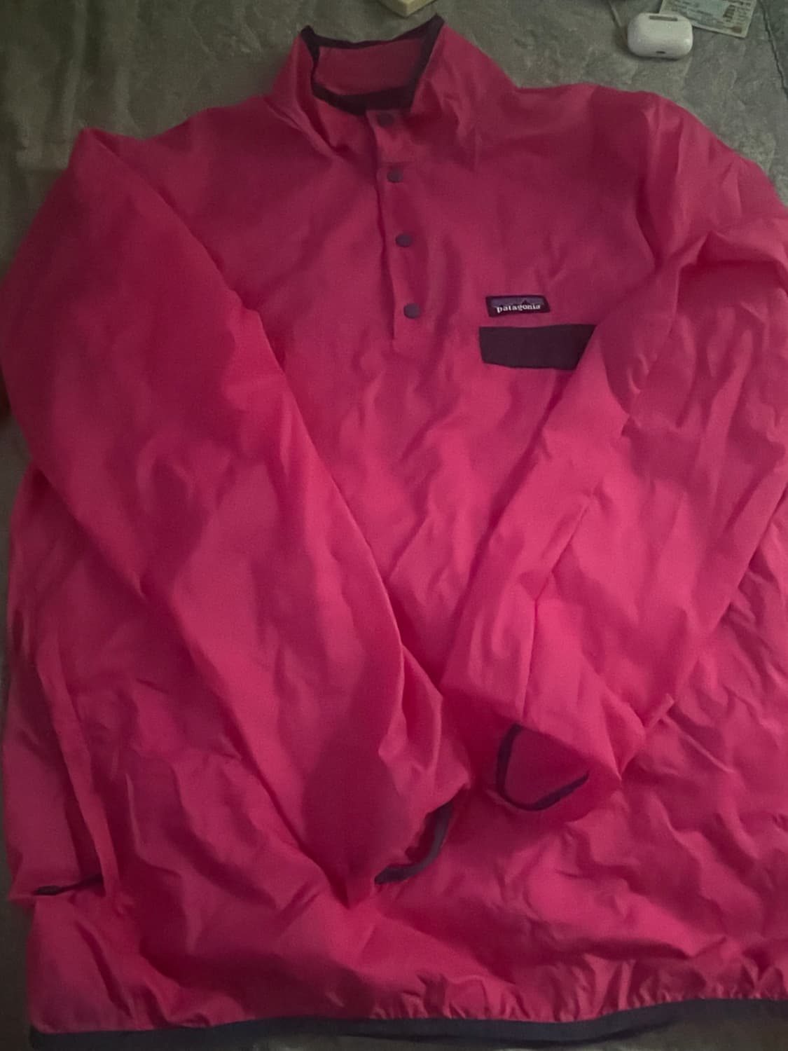 파타고니아 후디니 스냅티 핑크L 상품이미지1