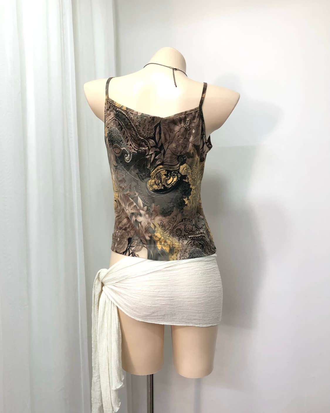 grunge fairy printing sleeveless top 상품이미지2