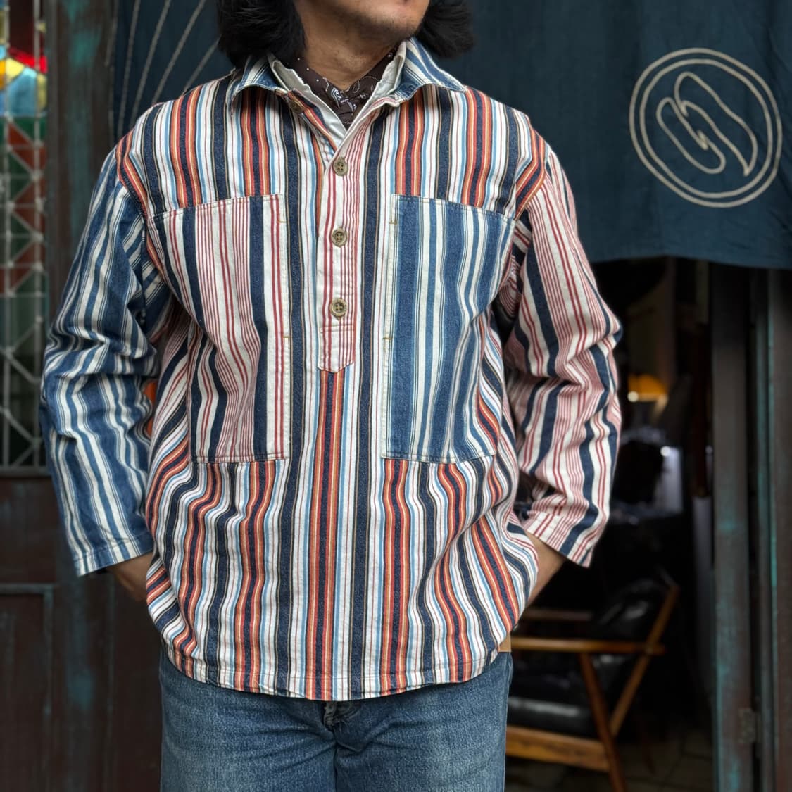 센터필드 풀오버 셔츠 XL 상품이미지7