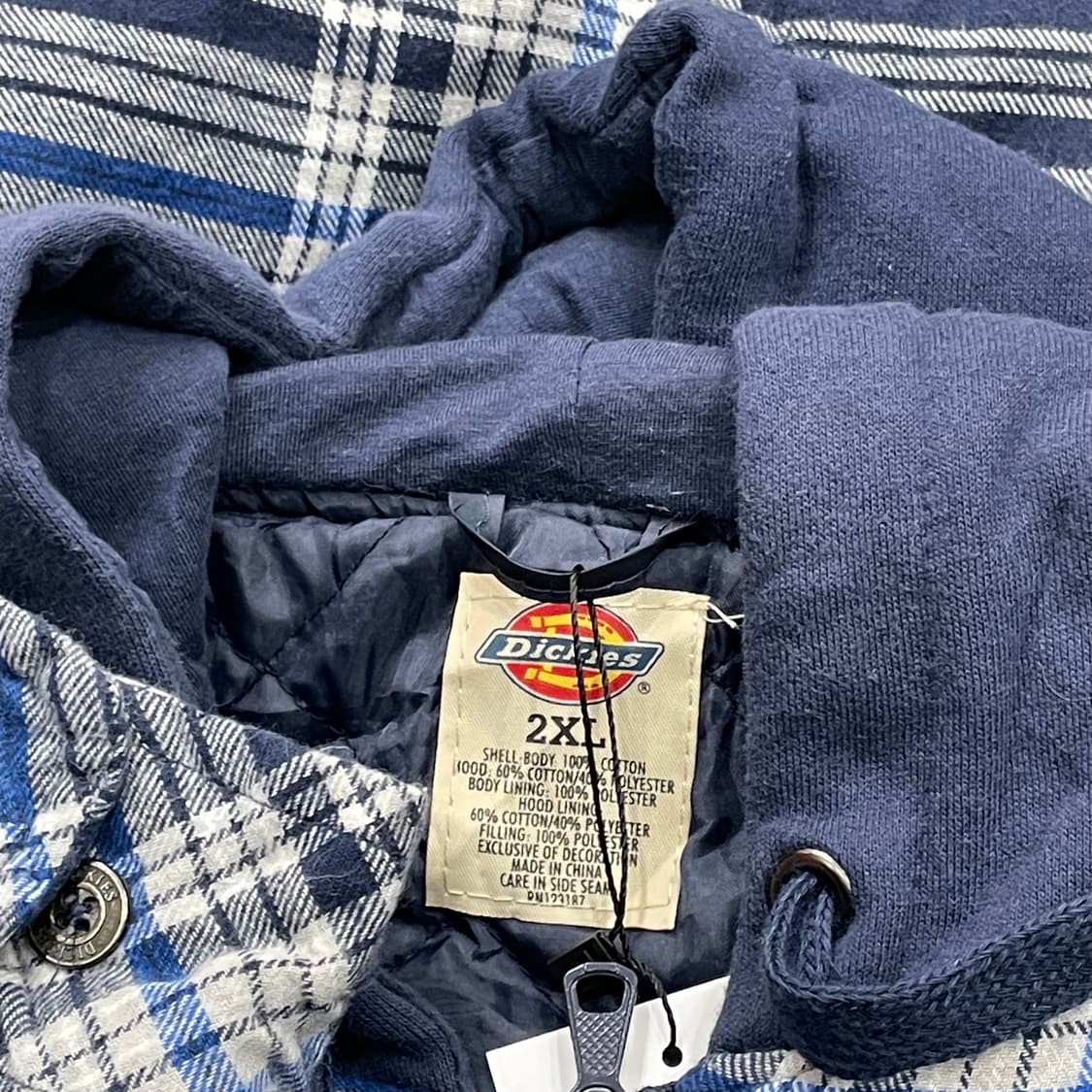 (2XL) Dickies 디키즈 체크 후드 자켓 상품이미지5