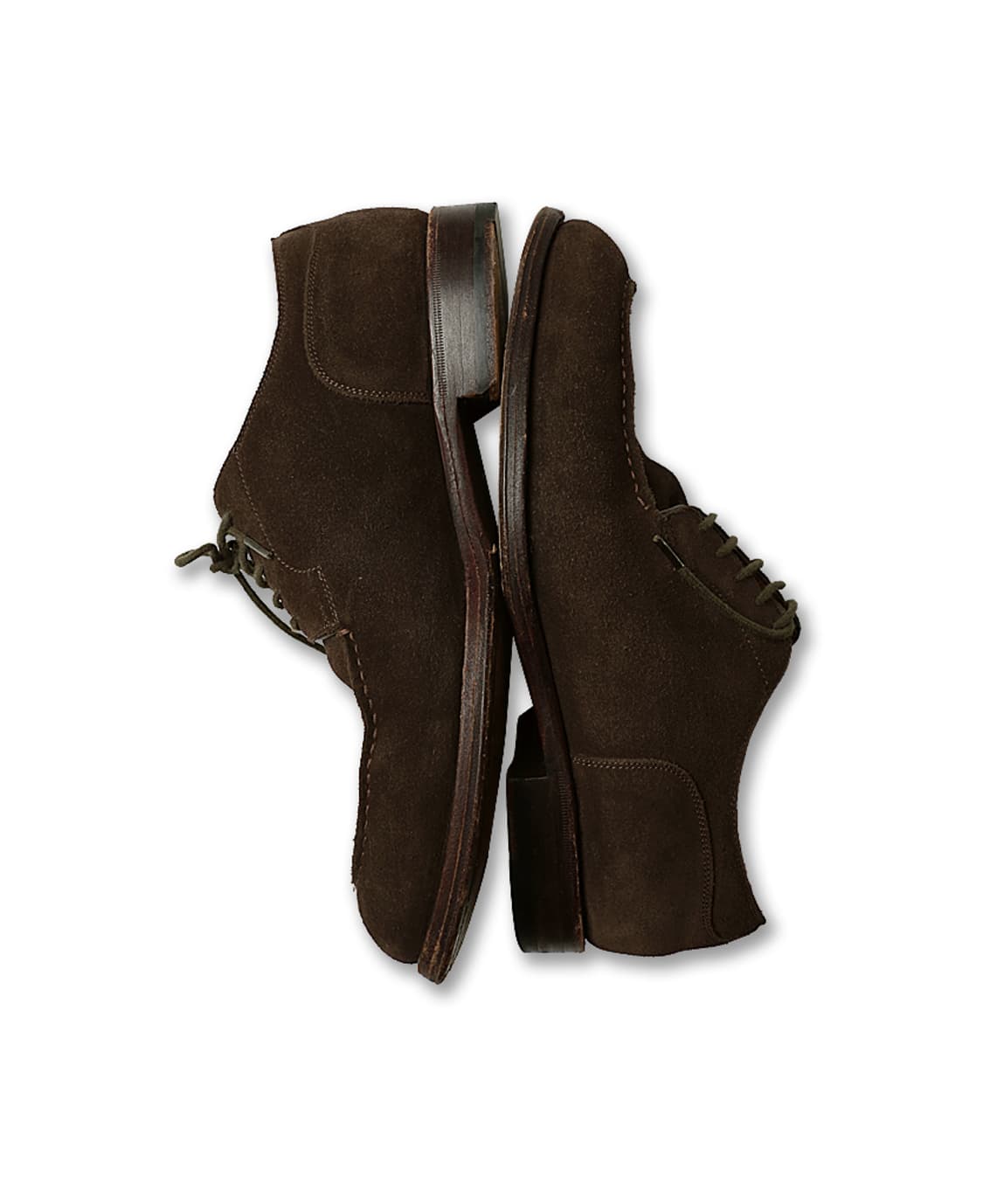 엔조 보나페 [Enzo Bonafe] 다크 브라운 스웨이드 레더 유팁구두 상품이미지3