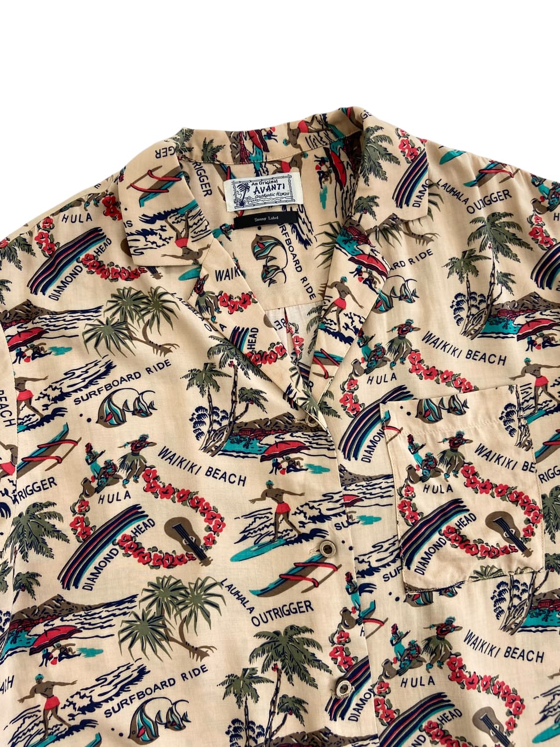 Avanti Rayon Aloha Shirt 상품이미지3