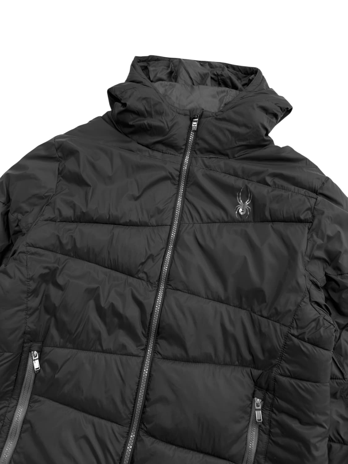 스파이더 경량패딩 다크그레이 상품이미지3