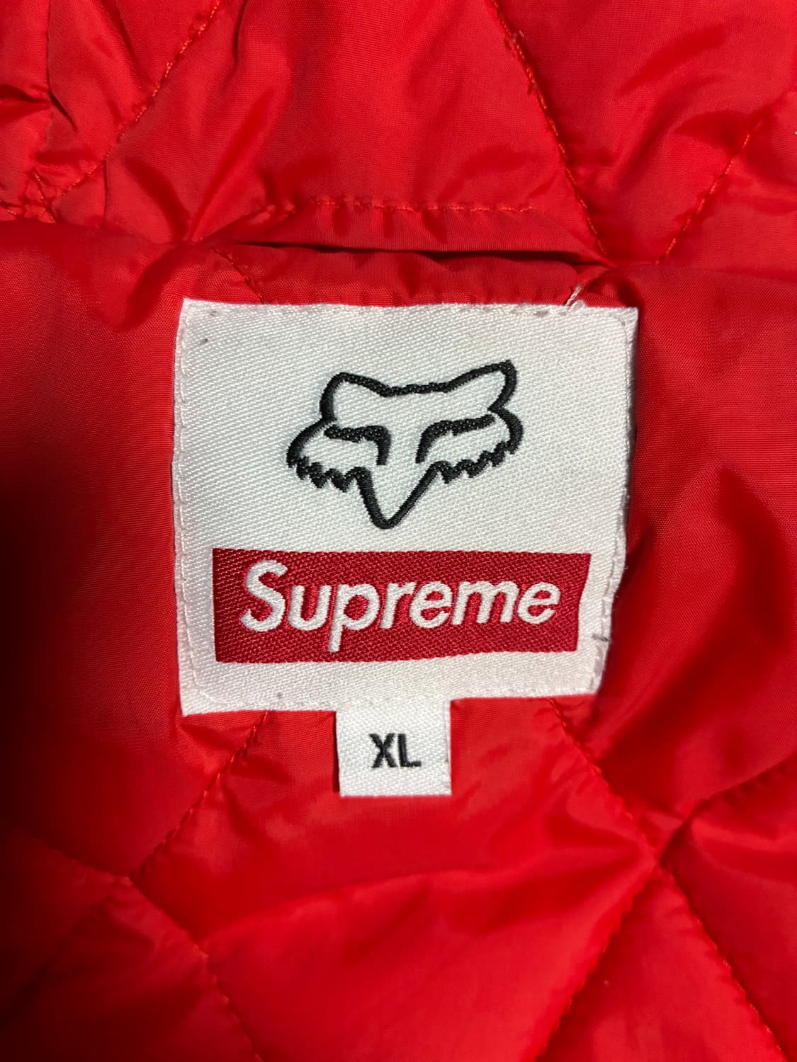 슈프림 X 혼다 X 폭스 레이싱 퍼피 집업 자켓 레드 XL 상품이미지5
