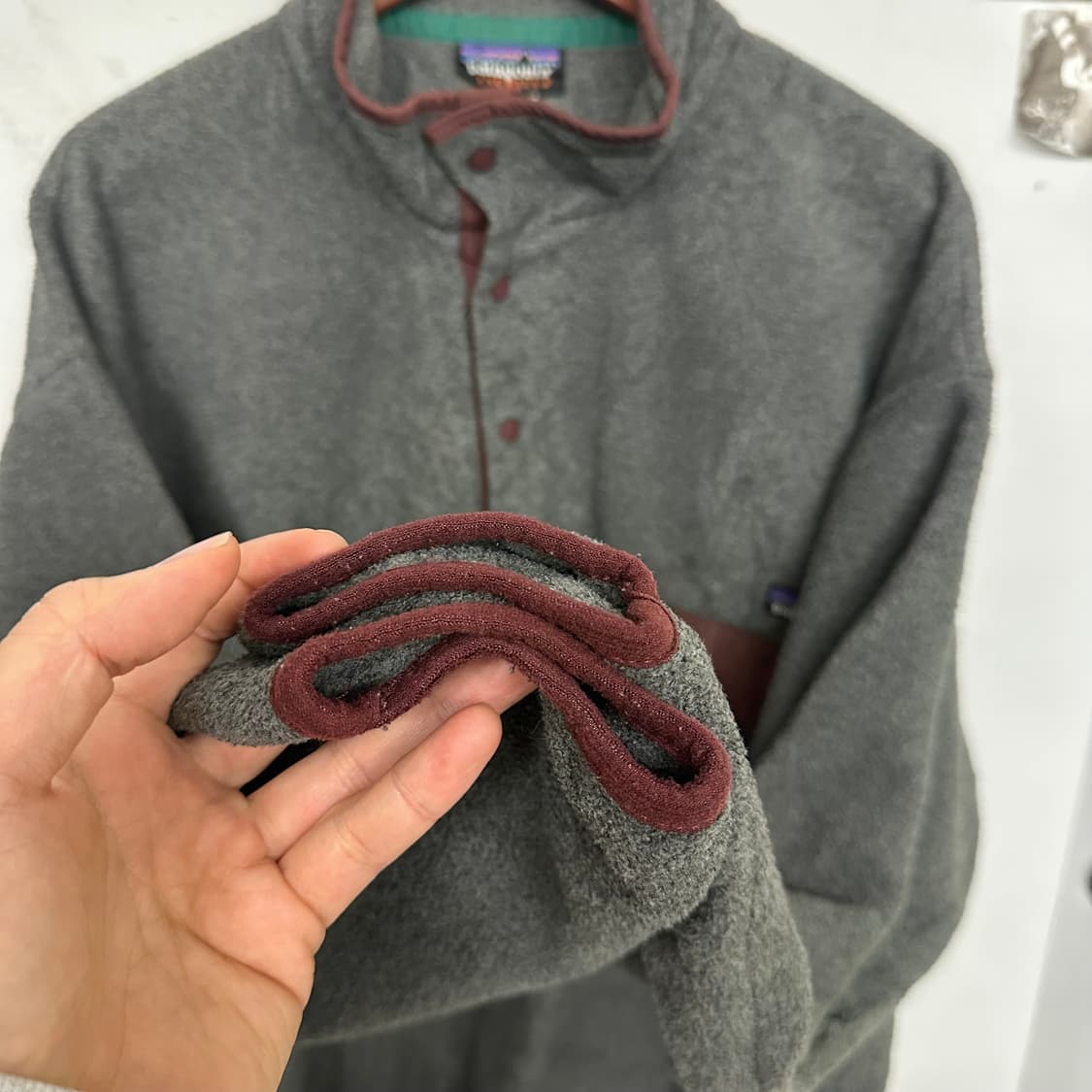 00‘s 파타고니아 신칠라 스냅티 ’차콜/브라운‘ 상품이미지6